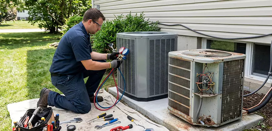 Seasonal AC Checkup in Northridge